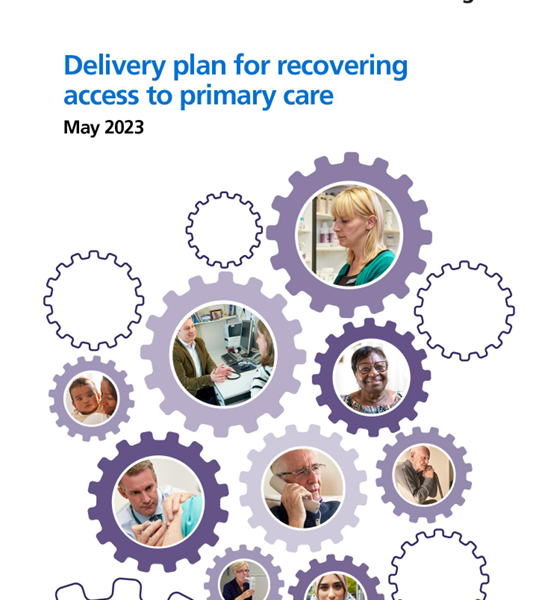 PAGB supports the implementation of the Government’s delivery plan for recovering primary care